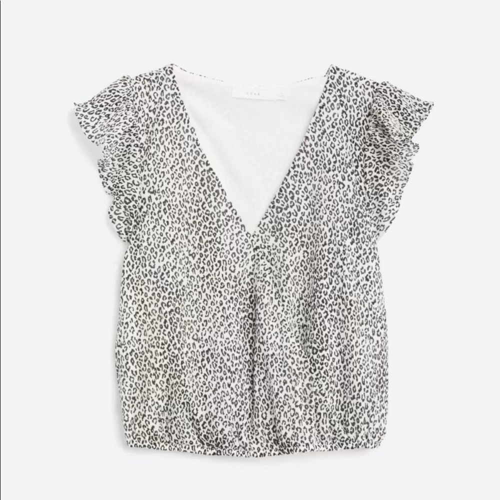 LUSH | leopard print blouse